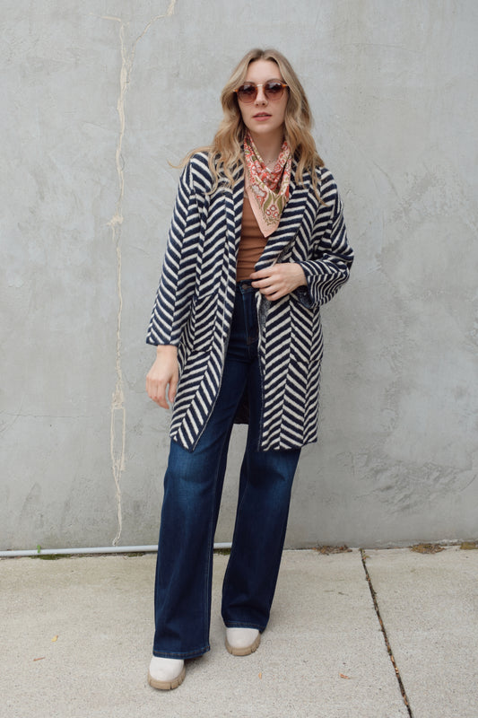chevron cardigan