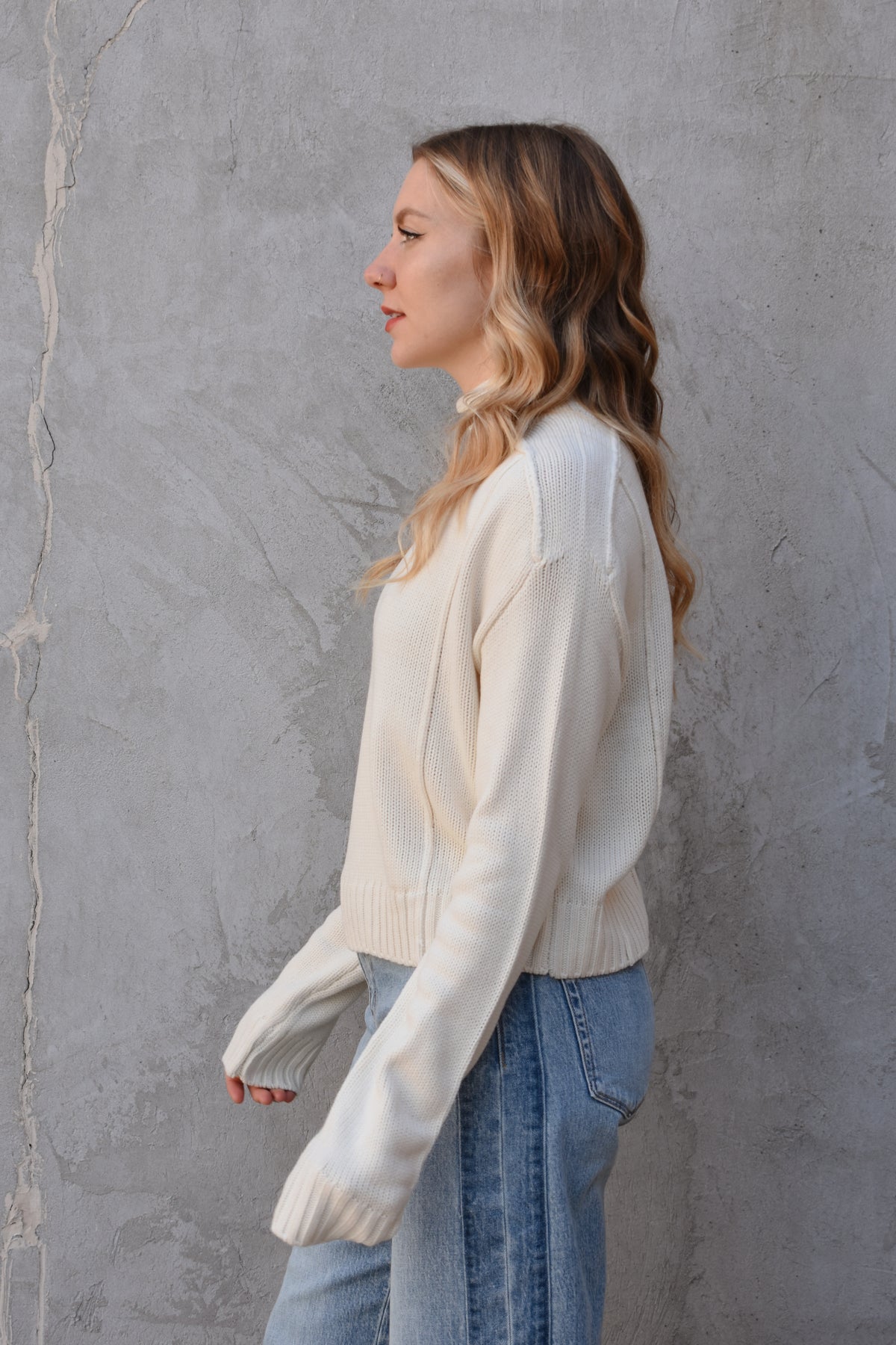roll neck sweater