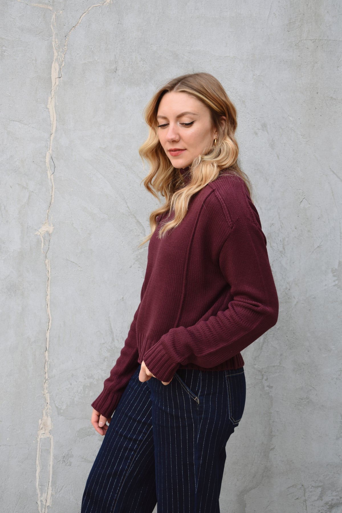 roll neck sweater