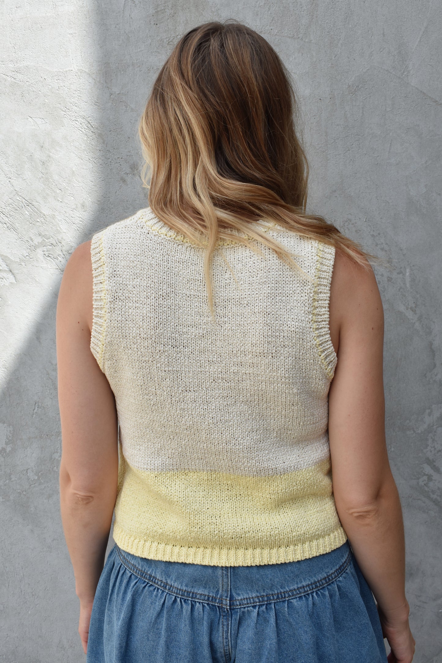 ombre sweater tank