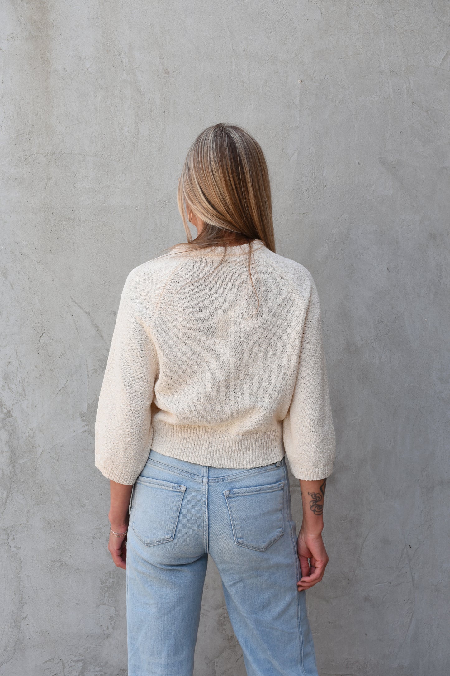 slouchy summer sweater