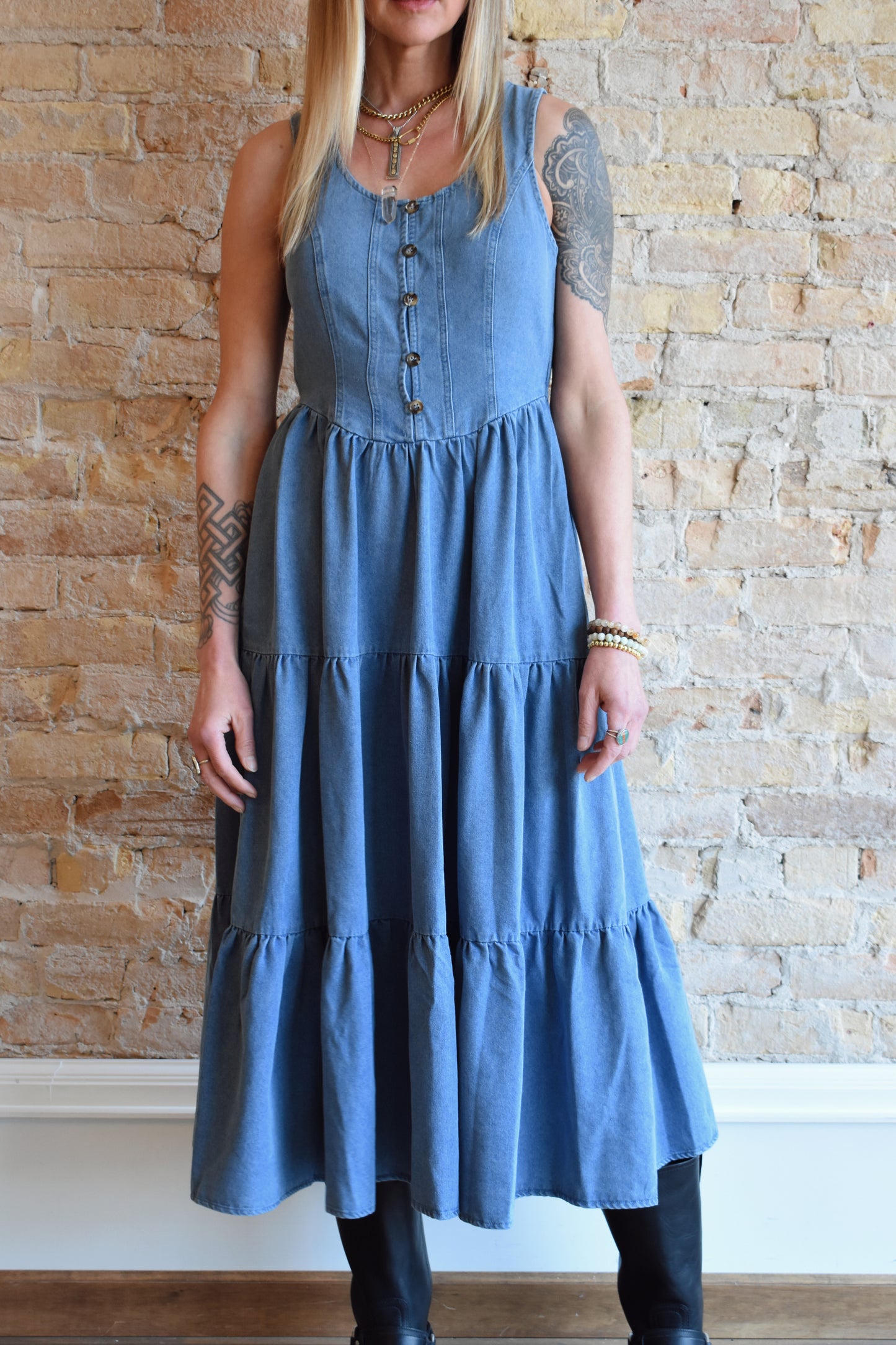 denim roadtrip dress