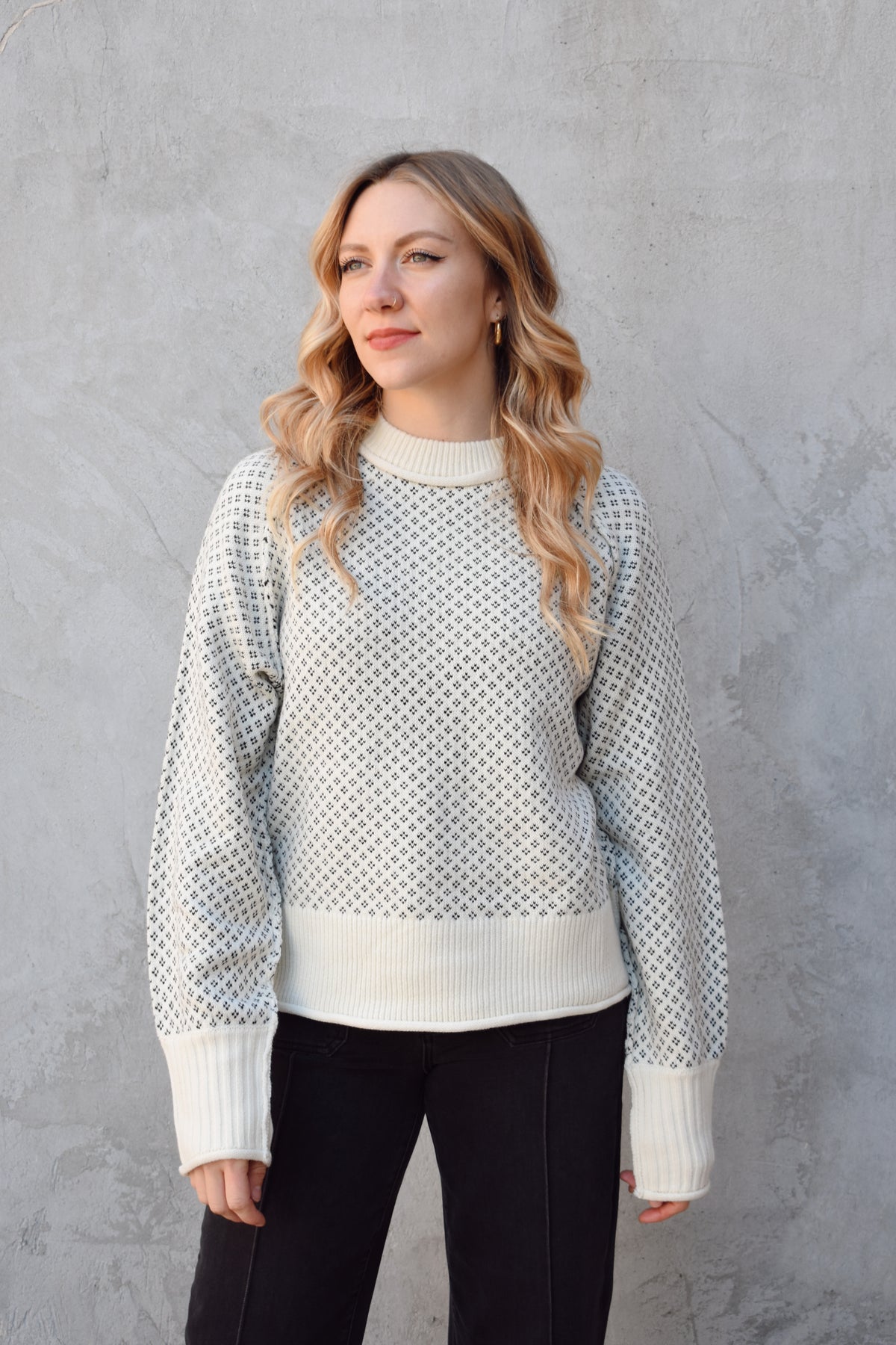 diamond sweater