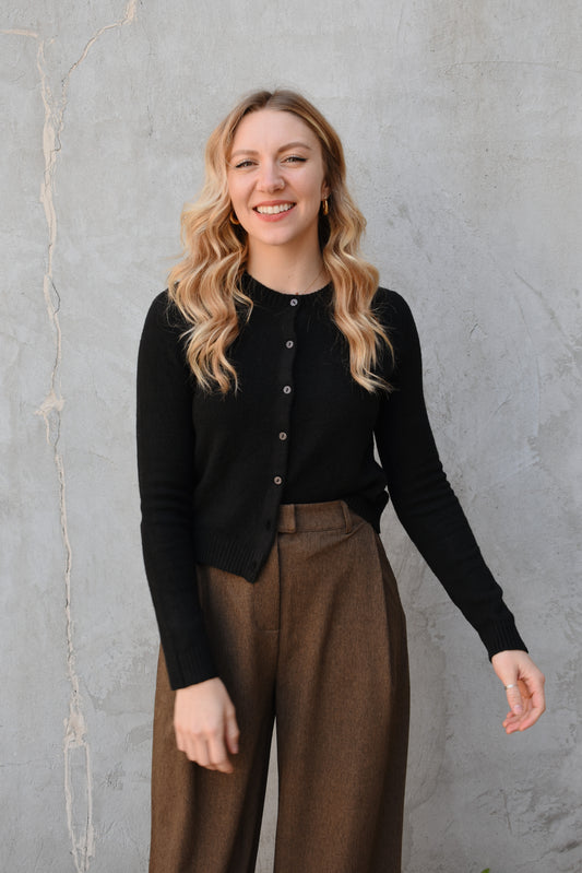 crew cropped cardigan
