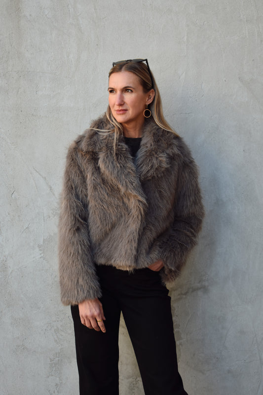 faux fur jacket