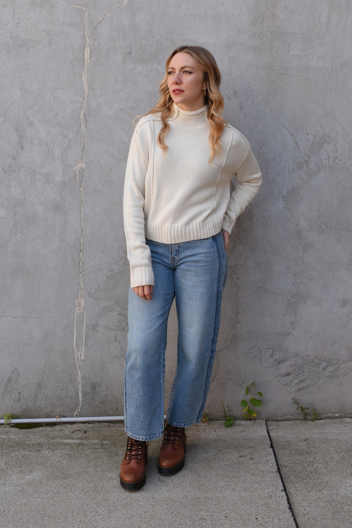 roll neck sweater