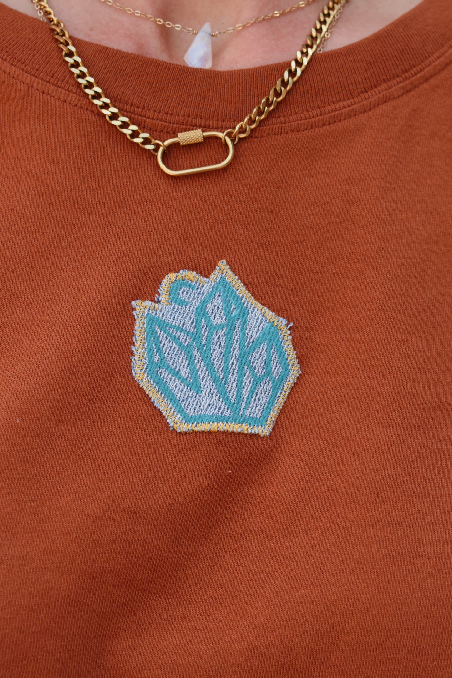 cropped art tee