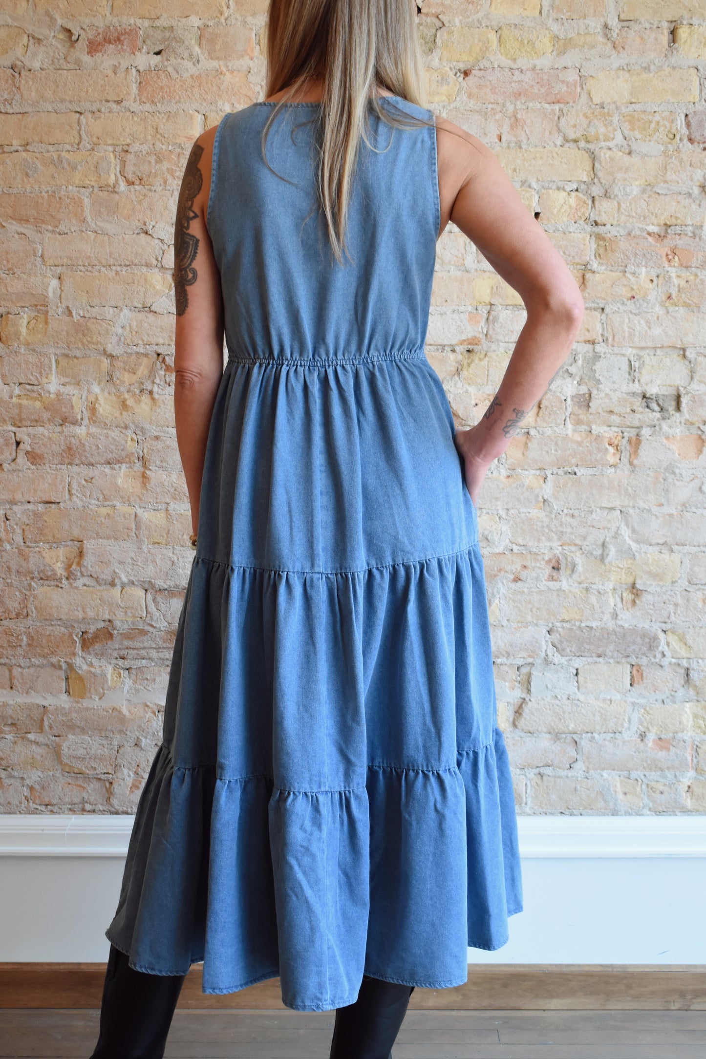 denim roadtrip dress