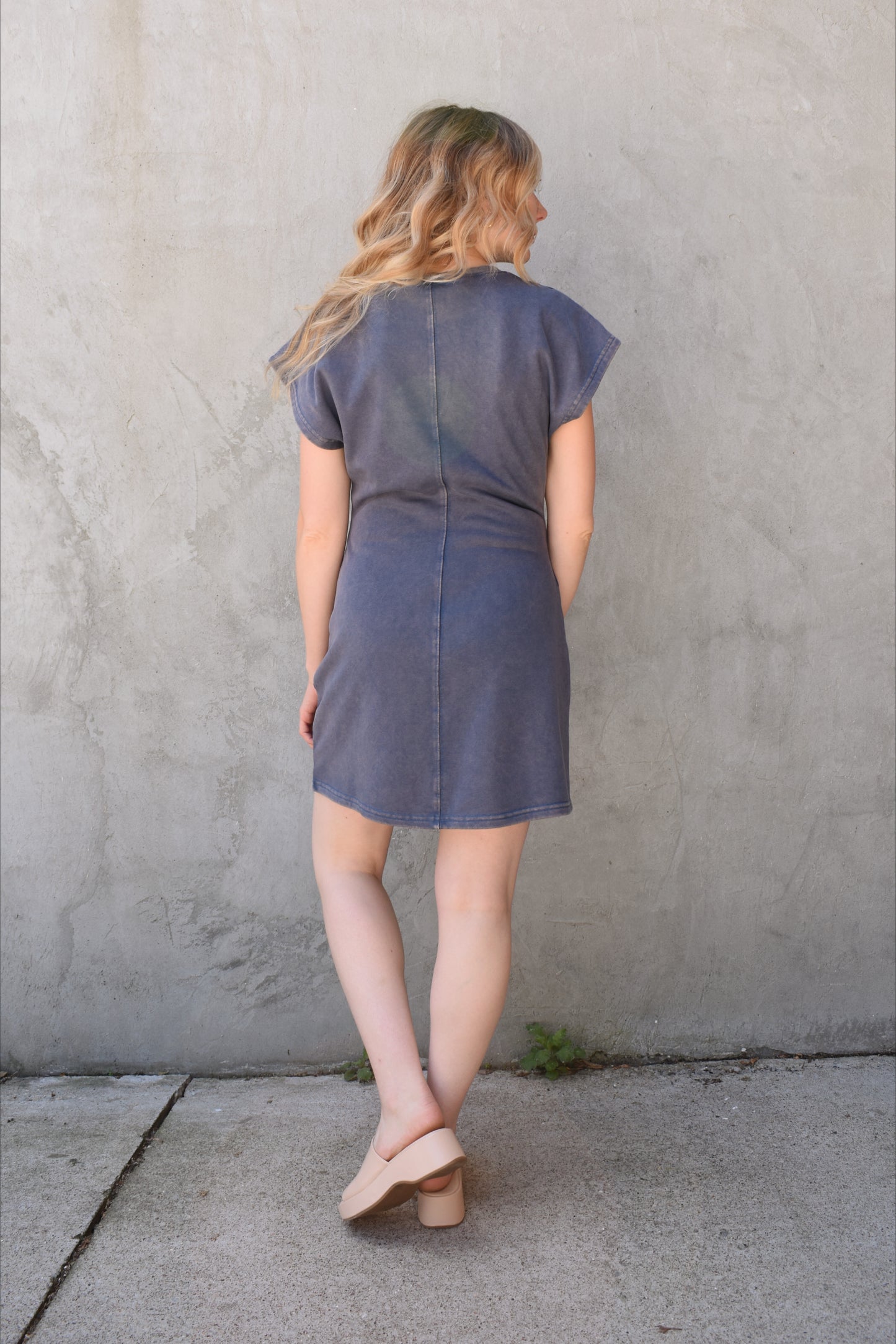 twist mini dress