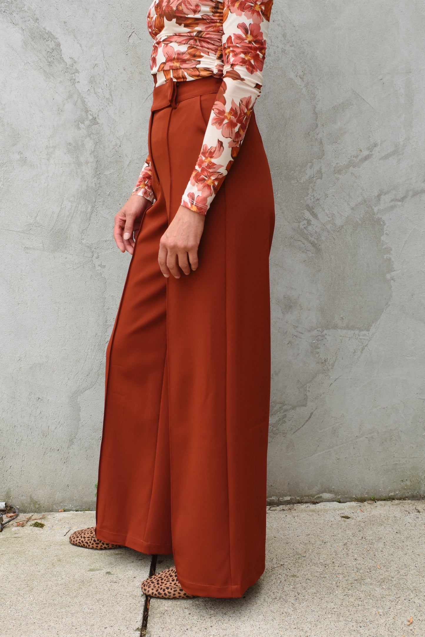 tab waist trousers
