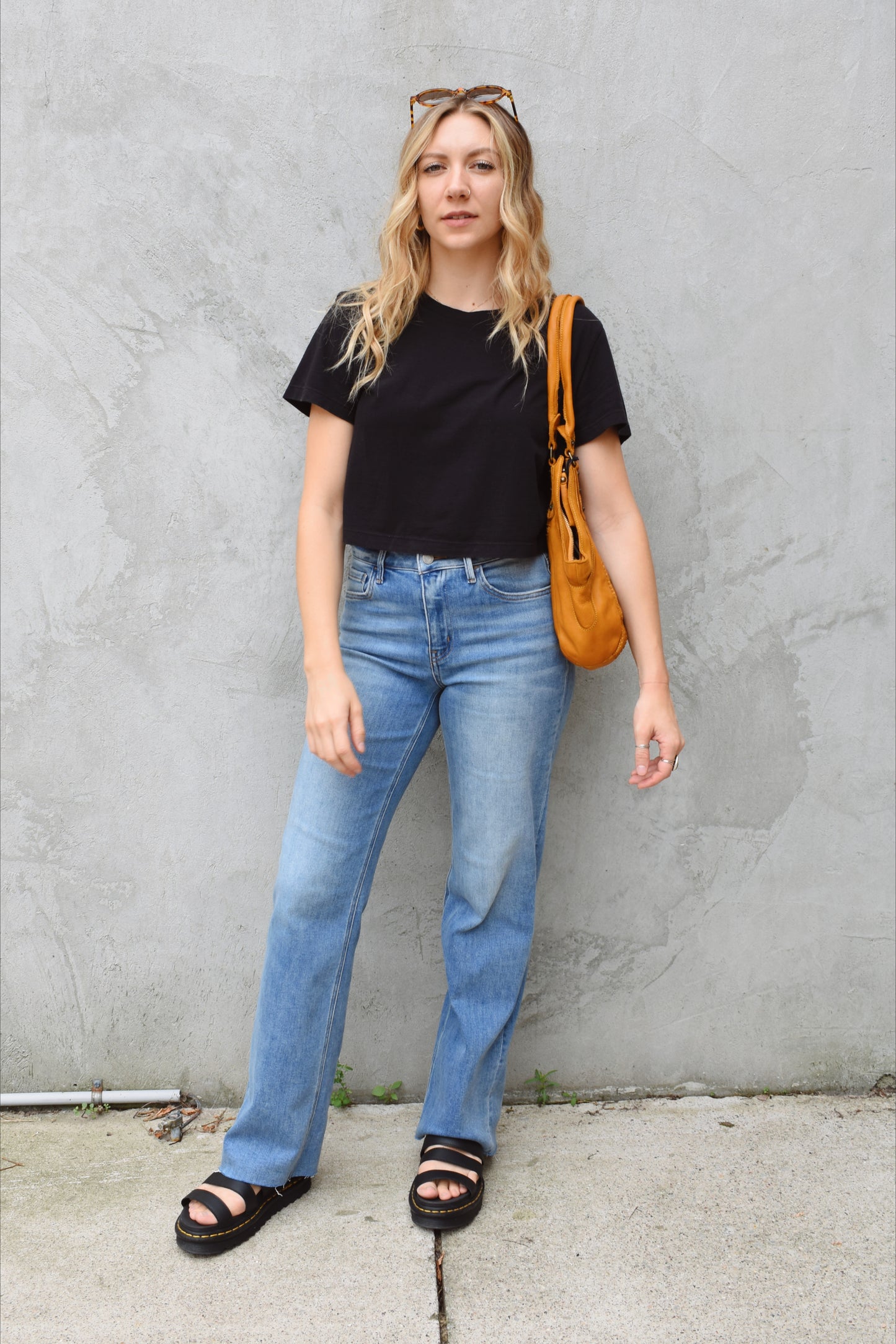 boxy cropped tee