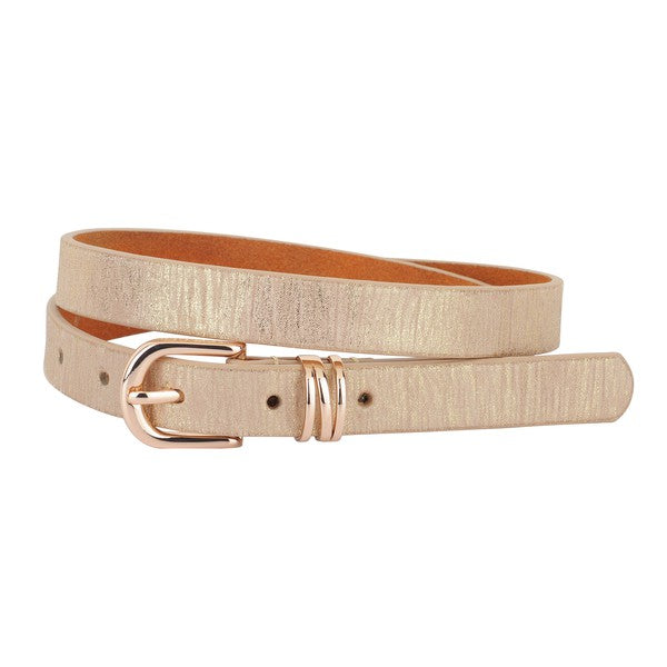 skinny leather belt